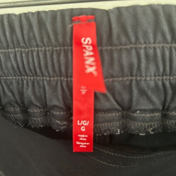 Spanx Twill Cargo Jogger Women’s SZLarge Washed Black Casual Outdoor Pants - Picture 6 of 9